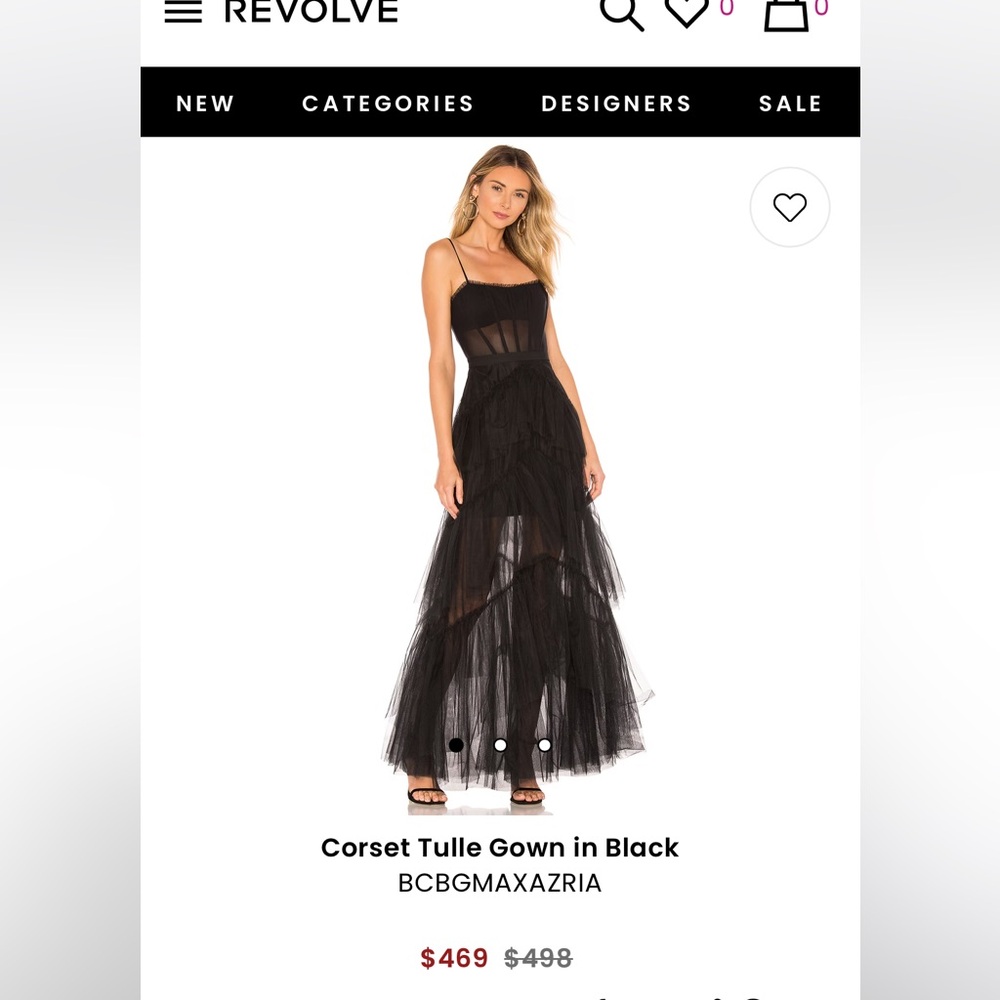 BCBG Tulle Dress Size 2